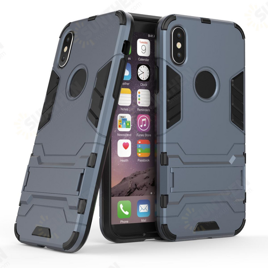 2 in 1 Kickstand Holder Hard PC Protective Case for iPhone X