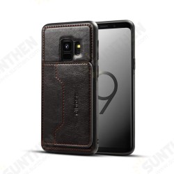 2 in 1 PU Leather Card Slot Bracket Protective Case for Samsung Galaxy S9 2 in 1 PU Leather Card Slot Bracket Protective Case for Samsung Galaxy S9