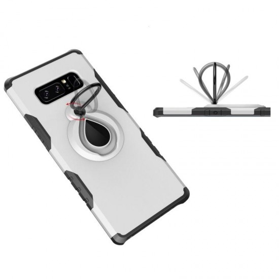 360° Rotating Ring Grip Stand Holder Case For Samsung Galaxy Note 8