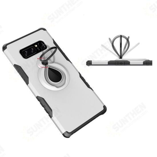 360° Rotating Ring Grip Stand Holder Case For Samsung Galaxy Note 8