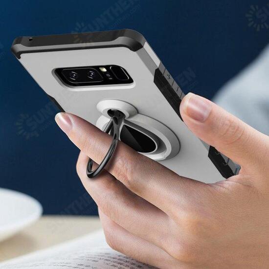 360° Rotating Ring Grip Stand Holder Case For Samsung Galaxy Note 8