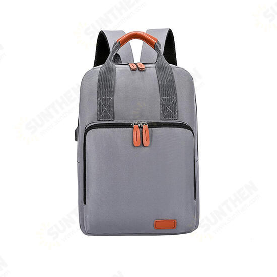 3PCS Laptop Bag Backpack Shoulder Bag Crossbody Bag Handbag Wallet With External USB Chaging Port