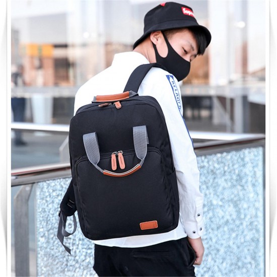 3PCS Laptop Bag Backpack Shoulder Bag Crossbody Bag Handbag Wallet With External USB Chaging Port