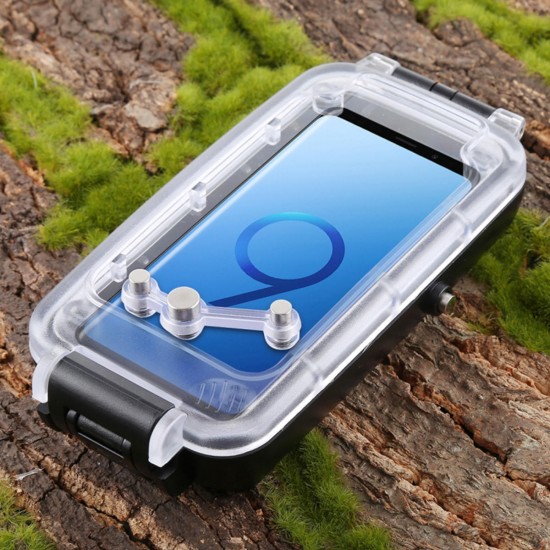 40m Diving Anti-pressure Anti-explosion Shockproof Waterproof Case For Samsung Galaxy S9/Galaxy S9 Plus