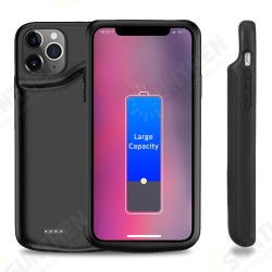 6000mAh External Battery Cover Case Power Bank Backup for iPhone 11 / 11 Pro Max / 11 Pro