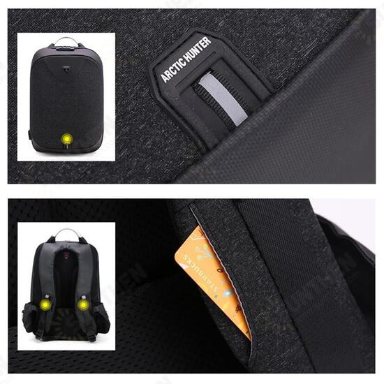 Anti Theft Customs Lock Laptop Backpack Bag Travel Bag With USB Charging Port