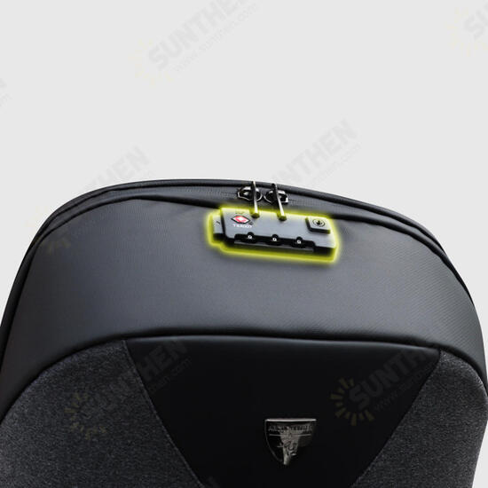 Anti Theft Customs Lock Laptop Backpack Bag Travel Bag With USB Charging Port