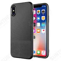 Anti-fingerprint Leather Pattern Soft TPU Protective Case for iPhone X Anti-fingerprint Leather Pattern Soft TPU Protective Case for iPhone X