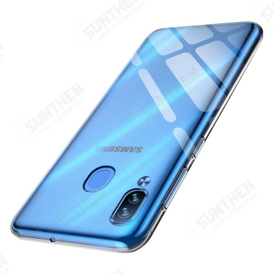 Crystal Clear Transparent Ultra-thin Non-yellow Soft TPU Protective Case for Samsung Galaxy A30 2019