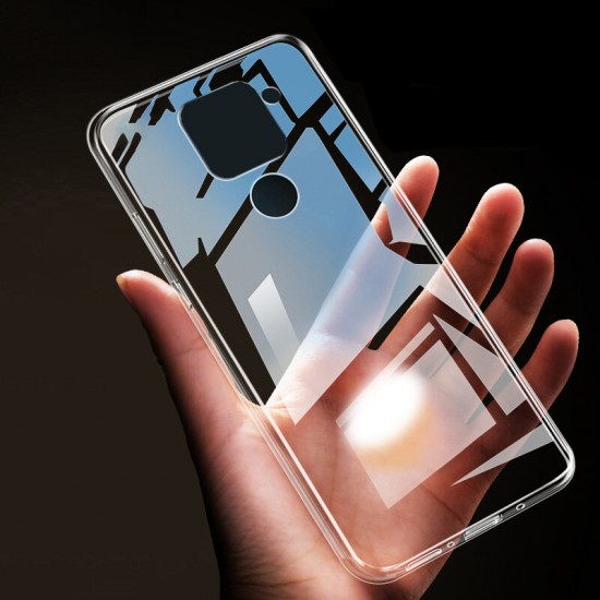 Crystal Clear Transparent Ultra-thin Non-yellow Soft TPU Protective Case for Xiaomi Redmi Note 9 / Redmi 10X 4G Non-original