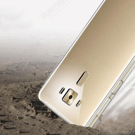 Crystal Clear Transparent Ultra-thin Soft TPU Protective Case for ASUS Zenfone 3 ZE552KL