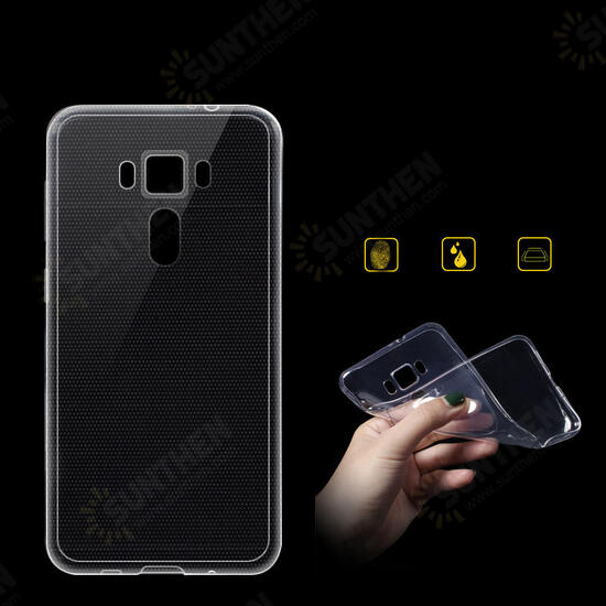 Crystal Clear Transparent Ultra-thin Soft TPU Protective Case for ASUS Zenfone 3 ZE552KL