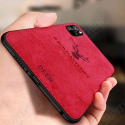 Deer Canvas Cloth Shockproof Protective Case for iPhone 11 Pro Max 6.5 inch Deer Canvas Cloth Shockproof Protective Case for iPhone 11 Pro Max 6.5 inch