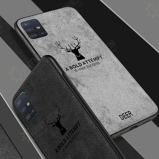Deer Classic Canvas Cloth Shockproof TPU Protective Case for Samsung Galaxy S20+ / Galaxy S20 Plus Deer Classic Canvas Cloth Shockproof TPU Protective Case for Samsung Galaxy S20+ / Galaxy S20 Plus