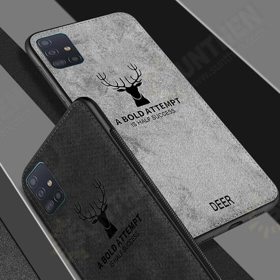 Deer Classic Canvas Cloth Shockproof TPU Protective Case for Samsung Galaxy S20 Deer Classic Canvas Cloth Shockproof TPU Protective Case for Samsung Galaxy S20