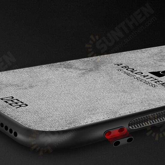 Deer Classic Canvas Cloth Shockproof TPU Protective Case for Samsung Galaxy S20 Deer Classic Canvas Cloth Shockproof TPU Protective Case for Samsung Galaxy S20