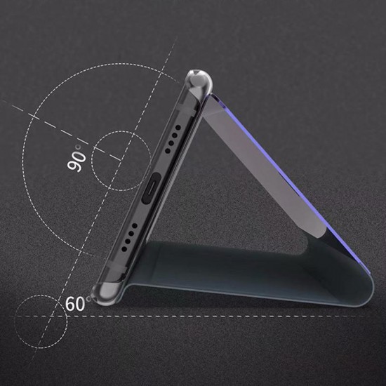 Mirror Auto Sleep Full Body Shockproof Protective Case For Xiaomi Mi A2 / Xiaomi Mi 6X Non-original