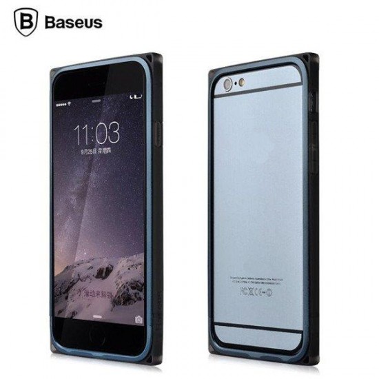 2 in 1 Aluminum Frame with Soft TPU Frame Hybrid Bumper Case Cover For Apple iPhone 6 4.7
