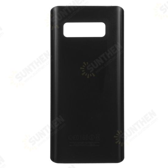 Back Glass Battery Cover With Camera Lens Frame for Samsung Galaxy Note 8