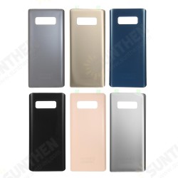 Back Glass Battery Cover With Camera Lens Frame for Samsung Galaxy Note 8