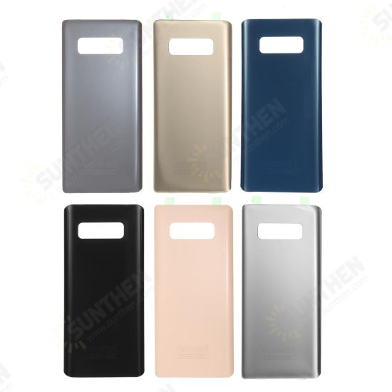 Back Glass Battery Cover With Camera Lens Frame for Samsung Galaxy Note 8