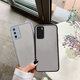 Matte Translucent Shockproof Anti-Fingerprint with Lens Protector Hard PC & Soft TPU Edge Protective Case for Huawei P40