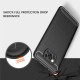 For POCO X3 PRO / POCO X3 NFC Case Carbon Fiber Texture with Lens Protector Shockproof Silicone Protective Case Back Cover