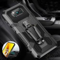 For POCO X3 PRO / POCO X3 NFC Case Dual-Layer Rugged Magnetic with Belt Clip Stand Non-Slip Anti-Fingerprint Shockproof Protective Case For POCO X3 PRO / POCO X3 NFC Case Dual-Layer Rugged Magnetic with Belt Clip Stand Non-Slip Anti-Fingerprint Shockproof Protective Case