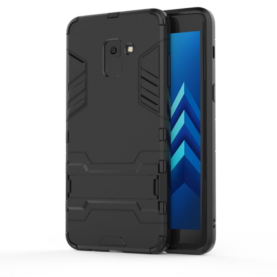 2 in 1 Kickstand Hard PC Protective Case for Samsung Galaxy A8 Plus 2018