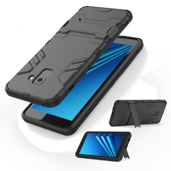 2 in 1 Kickstand Hard PC Protective Case for Samsung Galaxy A8 Plus 2018