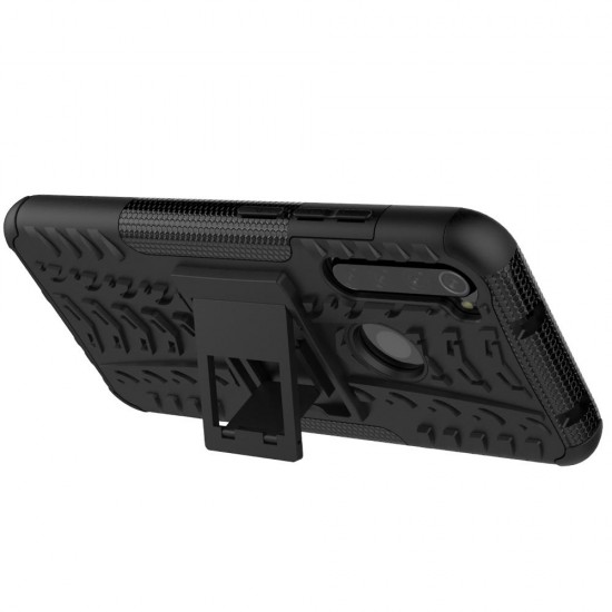 2 in 1 Shockproof Non-slip with Bracket Stand Protective Case for Xiaomi Redmi Note 8 Non-original