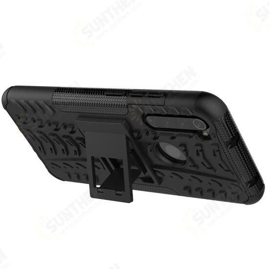 2 in 1 Shockproof Non-slip with Bracket Stand Protective Case for Xiaomi Redmi Note 8 Non-original