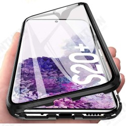2 in 1 Magnetic Flip Double-sided Tempered Glass + Metal Lens Protector Full Body Protective Case for Samsung Galaxy S20+ / Galaxy S20 Plus 5G 2020 2 in 1 Magnetic Flip Double-sided Tempered Glass + Metal Lens Protector Full Body Protective Case for Samsung Galaxy S20+ / Galaxy S20 Plus 5G 2020