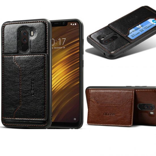 2-in-1 Multifunction With Wallet With Stand PU Leather Protective Case For Xiaomi Pocophone F1