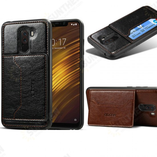 2-in-1 Multifunction With Wallet With Stand PU Leather Protective Case For Xiaomi Pocophone F1