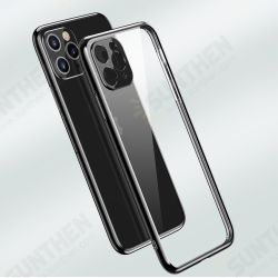 2 in 1 Plating Lens Protect Ultra-thin Anti-fingerprint Shockproof Transparent Soft TPU Protective Case for iPhone 11 Pro 5.8 inch 2 in 1 Plating Lens Protect Ultra-thin Anti-fingerprint Shockproof Transparent Soft TPU Protective Case for iPhone 11 Pro 5.8 inch