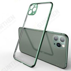 2 in 1 Plating Lens Protect Ultra-thin Anti-fingerprint Shockproof Transparent Soft TPU Protective Case for iPhone 11 Pro 5.8 inch 2 in 1 Plating Lens Protect Ultra-thin Anti-fingerprint Shockproof Transparent Soft TPU Protective Case for iPhone 11 Pro 5.8 inch