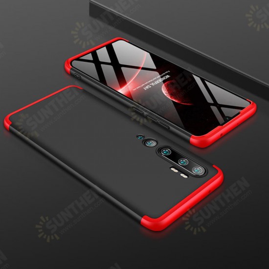 3 in 1 Detachable Matte PC Double Dip 360° Full Cover Protective Case for Xiaomi Mi Note 10 / Xiaomi Mi Note 10 Pro / Xiaomi Mi CC9 Pro