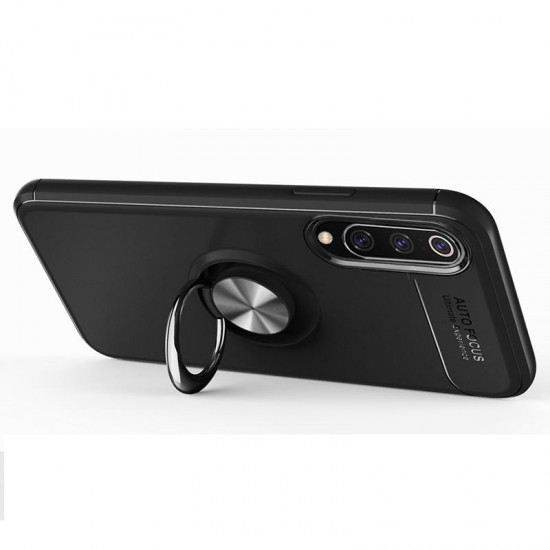 360° Rotating Ring Holder Magnetic Adsorption Shockproof Protective Case for Xiaomi Mi9 SE Non-original
