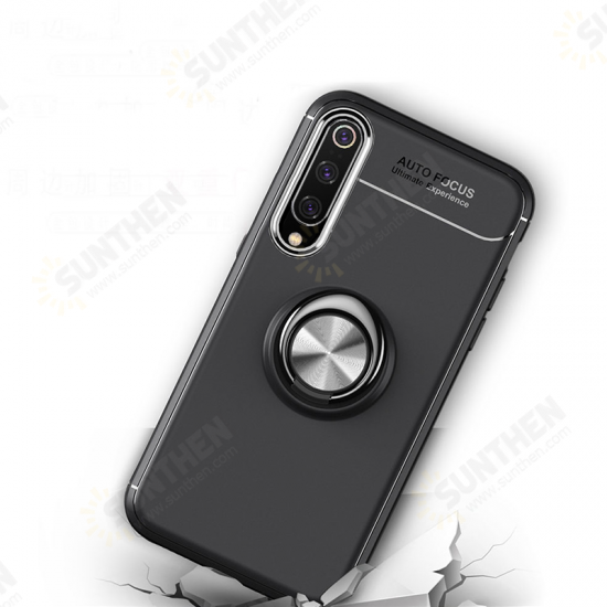 360° Rotating Ring Holder Magnetic Adsorption Shockproof Protective Case for Xiaomi Mi9 SE Non-original