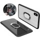 360° Rotation Ring Kickstand Magnetic Glass Protective Case for iPhone X