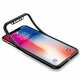 360° Full Body Front & Back Silicone Protective Case With Tempered Glass Film For iPhone X