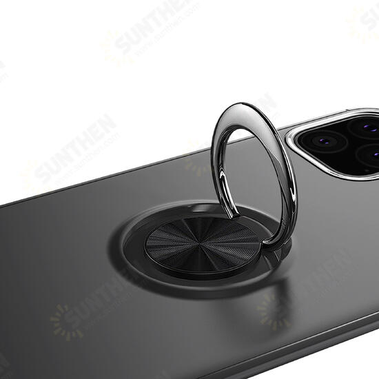 360° Rotating Magnetic Ring Holder Soft Silicone Shockproof Protective Case for iPhone 11 Pro Max 6.5 inch