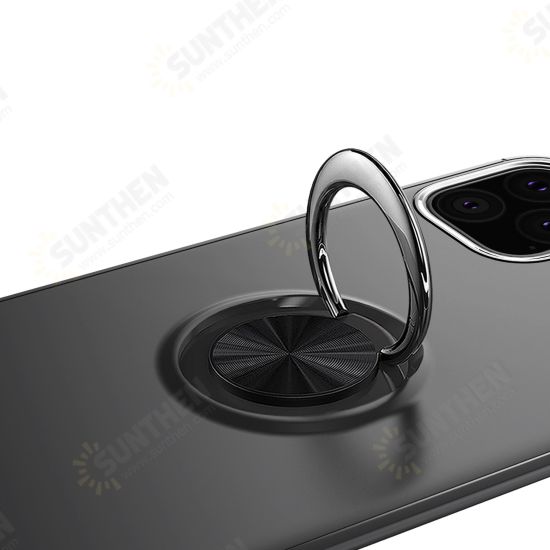 360° Rotating Magnetic Ring Holder Soft Silicone Shockproof Protective Case for iPhone 11 6.1 inch