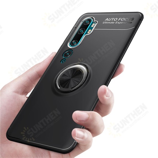 360° Rotating Magnetic Ring Holder Soft TPU Shockproof Protective Case for Xiaomi Mi Note 10 / Xiaomi Mi Note 10 Pro / Xiaomi Mi CC9 Pro Non-original