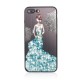 3D Painting Protective Case For iPhone X/8/8 Plus/7/7 Plus/6s Plus/6 Plus/6s/6 Blue Dress Glitter Bling