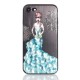 3D Painting Protective Case For iPhone X/8/8 Plus/7/7 Plus/6s Plus/6 Plus/6s/6 Blue Dress Glitter Bling