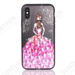 3D Painting Protective Case For iPhone X/8/8 Plus/7/7 Plus/6s Plus/6 Plus/6s/6 Pink Dress Glitter Bling 3D Painting Protective Case For iPhone X/8/8 Plus/7/7 Plus/6s Plus/6 Plus/6s/6 Pink Dress Glitter Bling