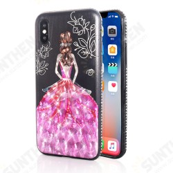 3D Painting Protective Case For iPhone X/8/8 Plus/7/7 Plus/6s Plus/6 Plus/6s/6 Pink Dress Glitter Bling 3D Painting Protective Case For iPhone X/8/8 Plus/7/7 Plus/6s Plus/6 Plus/6s/6 Pink Dress Glitter Bling
