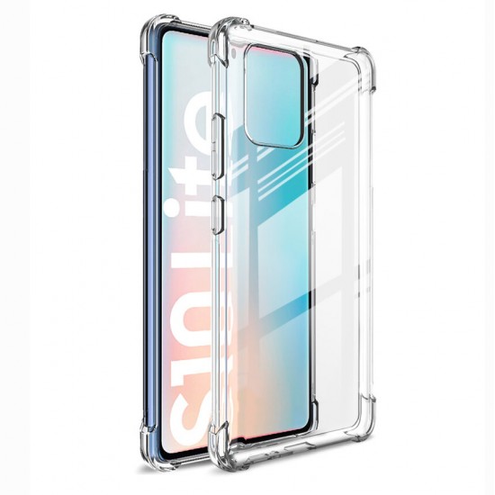 Air Bag Transparent Non-Yellow Soft TPU Shockproof Protective Case for Samsung Galaxy Note 10 Lite / Galaxy S10 Lite